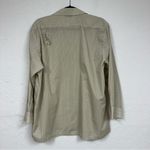 Vintage Hana Striped Giraffe Rhinestone Button Down Shirt Womens L Quirky Zoo Green Size L Photo 11