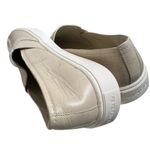 Vince  Blair Croc-embossed Leather Slip-on Sneakers‎ Cobblestone 6.5 Cream Photo 3