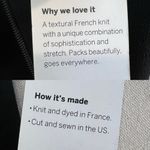 Eileen Fisher  Crop Wide Leg Jumpsuit Black Stretch Crepe Photo 6