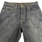 Calvin Klein  100% Cotton Dark Wash Relaxed Straight Leg Jeans 11” Inseam Size 32 Photo 1