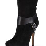 Designer Originals ROSEGOLD Sexy black suede high heel stiletto boot Photo 0