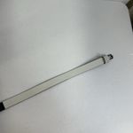 Kate Spade  New York M/L Black Leather Belt White Accent Hidden Buckle Skinny Photo 5