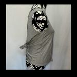Dina Be Gray Open Back Super Soft Strechable Tank Top Size Small Muscle Tee. Photo 28