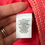 Jaclyn Smith  Stretch knit tweed coral jacket Size XS Photo 3