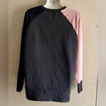 Nike Black and Pink Raglan Crewneck Photo 1