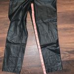 Prologue  Black Crop Faux Leather Pants in Size 6 Photo 4