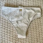 Roxy NWOT  Quiet Beauty Cheeky Bikini Bottom - White - S Photo 3