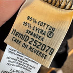 LL Bean Black Straight Leg High Rise Leggings Womens L Casual Pull On Pants Size L Photo 3