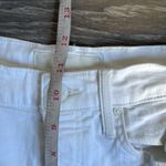 MOTHER THE TRIPPER ALMOST INNOCENT WHITE DISTRESSED CROPPED HIGH RISE JEANS Size 26 Photo 9