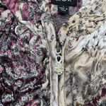 Vintage Y2K MSK Zip Front Jacket Womens Large Pink Romantic Coquette Fairy Photo 3