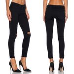 Mother Looker Ankle Fray in Guilty As Sin 31" As Seen On Kristen Stewart Black Photo 1