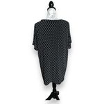 Croft & Barrow 1X Black White Geometric Zip Front Blouse – NWOT Photo 1