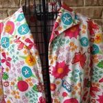 Harvé Benard Harve Bernard Ladies Butterfly Floral Jacket EUC Photo 1