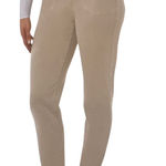 32 Degrees Heat Womens Tan Knit Stretch Elastic Twill Pants XL Photo 0