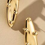 Anthropologie  Gold with Dots Earrings Photo 0