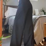 Dorothy Perkins Vintage y2k  long black wide leg dress pants with 8 button front detailing*🖤 Photo 0