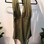 Shoshanna  NWT Olive Halter One Piece Size 12 Photo 1