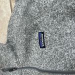 Patagonia Better‎ Sweater Womens Medium Gray 1/4 Zip Fleece Embroidered LOGO!!!! Photo 8
