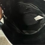 ZARA  Studded Flap Bucket Bag Black Faux Leather Crossbody Photo 6