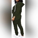 Women's Two Piece Outfits Sets Long Pants Casual Matching Clothing S,M Green Size M Photo 1