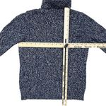 Boden Women's Blue White Speckled Marled Knit Turtleneck Pullover Sweater Size 8 Photo 8