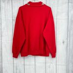American Vintage Nutcracker LARGE 90s Red Ugly Christmas Sweater Sweatshirt Photo 1