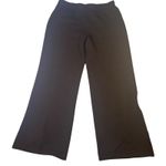 St John Collection Amaretto Knit Wide Leg Pants Womens Size 14 Brown Wool Blend Photo 0