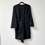 Significant Other Lola Batwing Sleeve Plunging Neck Mini Dress Black Womens US 6 Photo 7