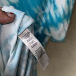 Chico's  dress tie dye turquoise white sleeveless size 0 XS Photo 3