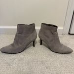 Naturalizer  Nadine Ankle Bootie Gray Suede Size 6.5 Winter Holiday Party Work Photo 1