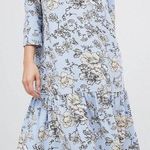 JDY High Neck Short Sleeve Floral Dress Photo 0