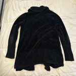 Seven7  Black Women's Cardigan Sweater Photo 1