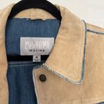 wilson's leather Wilson’s Leather Maxima Suede Leather Denim Lining Jacket Medium Photo 3