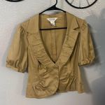 Allison Taylor Tan Blazer Lightweight Open-Front Photo 2