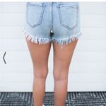 Eunina Lulu Women's Distressed Denim Shorts with Star Accents - size Small Photo 1