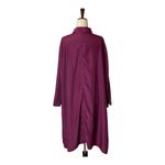 Amanda Uprichard GB X  Maroon Gwynnie Bee Long Sleeve Tie Neck Shift‎ Dress 2X Photo 2