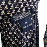 Lucky Brand Studded Sleeveless Dress Western Flair Size MD Vneck Edgy Blue Photo 6