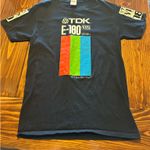 Fruit of the Loom Retro TDK Black T Shirt Photo 0