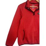LL Bean Top Womens Extra Small Petite Red Airlight Knit Pullover Snap Outdoor Size undefined Photo 5