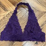 Intimately Free People Purple Lace Halter Bralette Photo 0