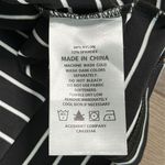 FootJoy 1/4 Zip Long Sleeve Pullover Black White Stripe Size Large Photo 10