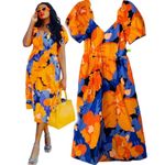 NWT Tabitha Brown Floral Print Puff Photo 2