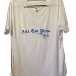Bella Canvas Zeta Tau Alpha Bella & Canvas Women's V-Neck Tee Shirt, Medium Photo 0