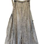 ee:some Mineral Washed Tie Dye Jumpsuit in Denim, Sz S Blue Photo 7