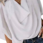 New in Package Womens Oversized Drape Neck Flowy Top Photo 1