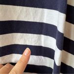 Hanna Andersson Women’s Navy and White Striped 100% Cotton Dress Size Small Blue Photo 7