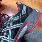 ASICS Gel-Venture 5 Black blue red Athletic Trail running shoes size 8.5 Photo 3