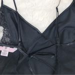 Victoria's Secret  Vtg Black Sheer Slip Dress Beaded Sequin‎ Dark Fairy Whimsigoth Photo 7