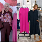 LOGO By Lori Goldstein Jersey Scoop Dress Black M New Photo 2