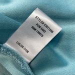 Lulus  Women’s XS Beaded Twist Front Prom Blue Bridesmaid Chiffon Maxi Dress Photo 14